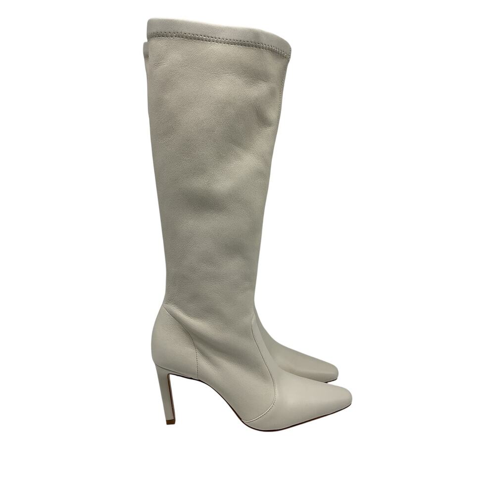 Camila Coelho Sleek White Cara Boots Size 6.5 - Picture 2 of 6